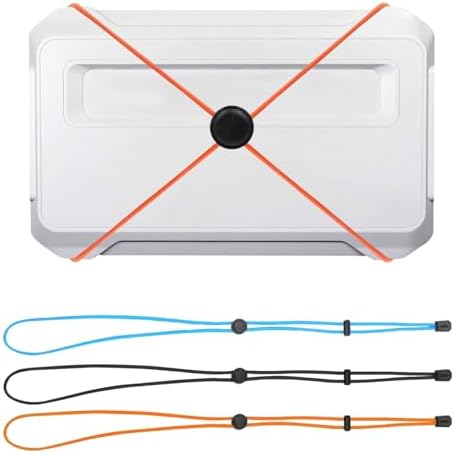 Fishing Graph Cover Straps, Adjustable Fish Finder Bungee for Up to 18 inch by Unknown