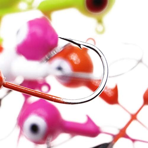 Fishing Lures Jig Heads,Ball Heads 1/32oz-1oz,Sharp Fishing Hooks for Freshwater or Saltwater - Image 4