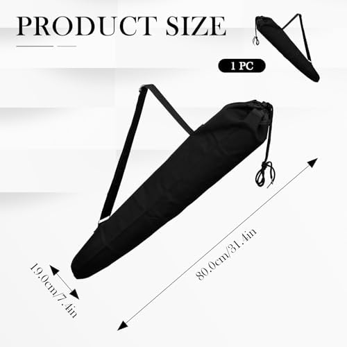 Fishing Rod Bag, Portable Fishing Pole Case, Pole Cover for Fishing Gear and Equipment, 31.4 x 7.4 x 0.4Inch - Image 2