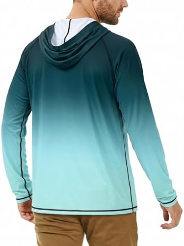 Roadbox Mens Fishing Sun Hoodie, Long Sleeve UPF 50+ UV Protection Shirts - Image 3