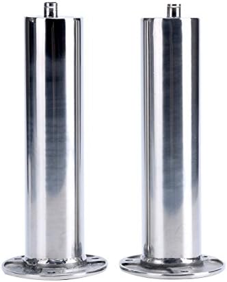 (Set of 2) Amarine-Made Heavy Duty Stainless Steel 316 Deluxe Rod Holders with Drain, Flush Mount Fishing Rod Pole Holders, 90 Degree - Image 3