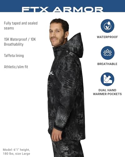 FROGG TOGGS Men's FTX Armor Waterproof Fishing Rain Jacket for Anglers - Image 3