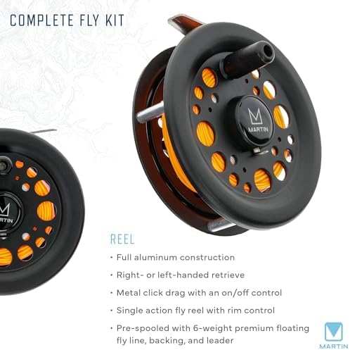 Martin Fly Reel and Fishing Rod Combo Kit - Image 5