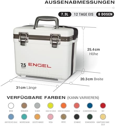 Engel UC7 7.5qt Leak-Proof, Air Tight, Drybox Cooler and Small Hard Shell Lunchbox for Men and Women - Image 5