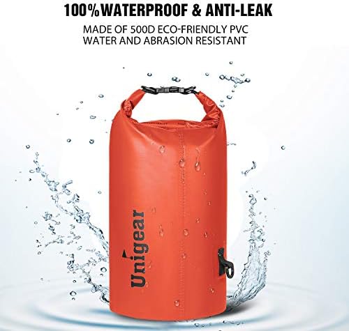 Unigear Floating Waterproof Dry Bag for Kayaking, 2L/5L/10L/20L/30L/40L - Image 4