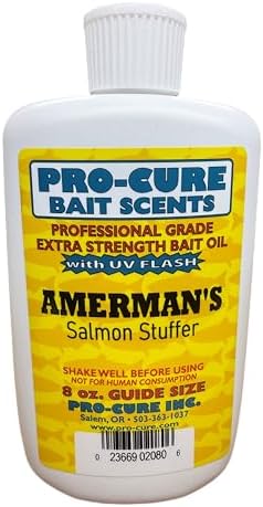 Pro-Cure Amerman's Salmon Stuffer Bait Oil 8oz by Pro-Cure