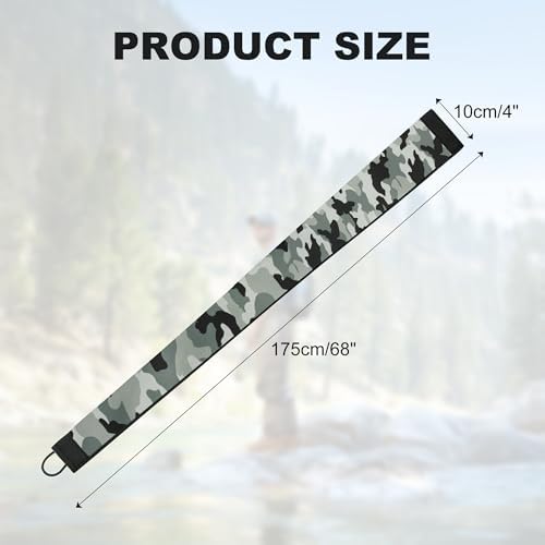 Neoprene Camo Fishing Rod Sleeves,Fishing Pole Sleeves,Fishing Rod Socks - Image 2