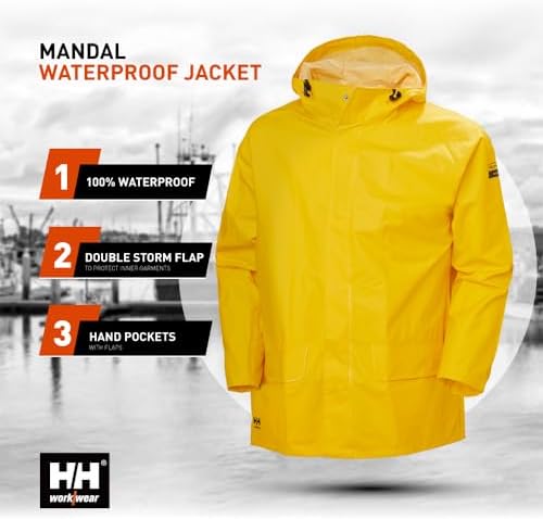 Helly Hansen Mandal PVC Rain Jacket for Men - Image 5