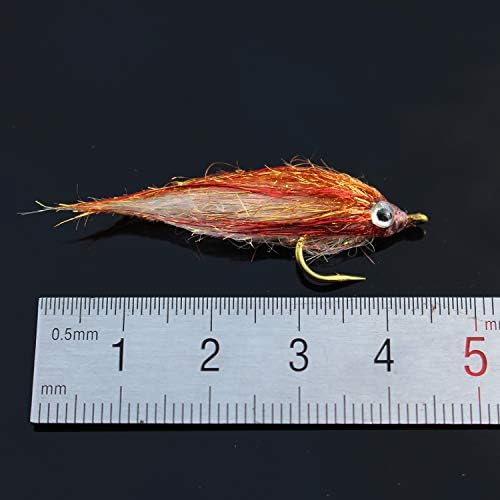 Tigofly 12pcs Wounded Minnow Fly Ice Dub Polar Fry Fly Fishing Flies Size 8 - Image 4