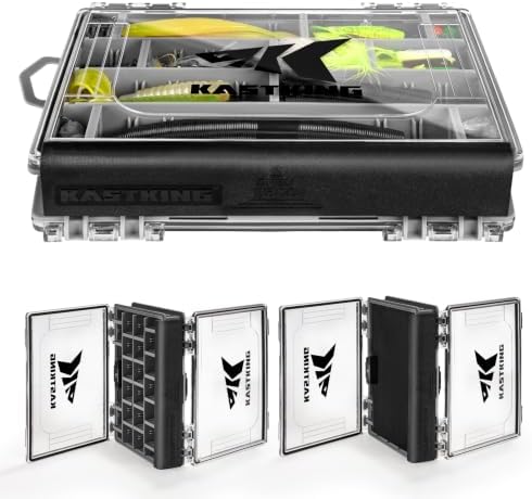 KastKing HyperSeal 3500 Double-Sided Waterproof Fishing Tackle Box, 1 Pack by KastKing