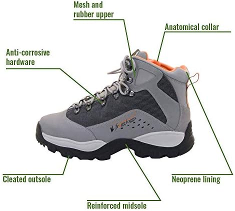 FROGG TOGGS Men's Saltshaker Flats Wading Boots with Cleated Soles - Image 4