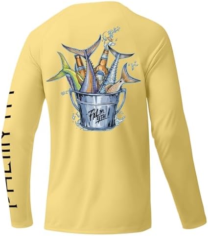 Palmyth Fishing Shirts for Men Long Sleeve UPF 50+ T Shirt Sun Protection by PALMYTH