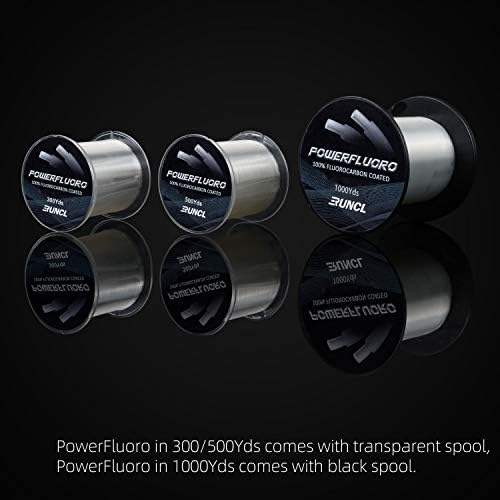 RUNCL Fluorocarbon Fishing Line, PowerFluoro Clear Ice Fishing Leader Line - Virtually Invisible, Faster Sinking, Extra Sensitivity, 300/500/1000yds, 5-32lb Break Strength, Fishing Gifts - Image 6