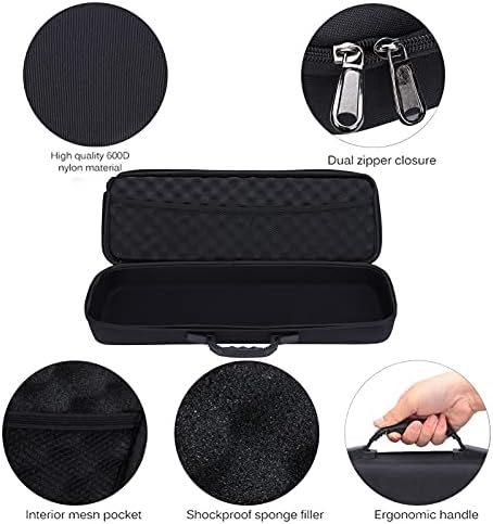 54 * 19 * 9cm Hard Fishing Rod Case Portable Fishing Tackle Bag Waterproof Fishing Rod Carrying Case with Foam, Travel Fishing Rod Bag for Outdoor Fishing Gear Storage - Image 6