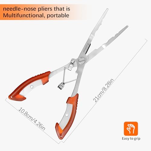 Needle Nose Pliers Fishing,Hook Remover Fishing Pliers - Image 2