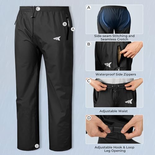 KastKing HydroSense Essential Waterproof Beathable Lightweight Rain Suit - Image 6