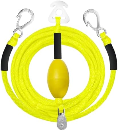 Self Centering Boat Tow Harness for Tubing & Wakeboarding – 3 Foam Floats Anti-Sink Design, Heavy Duty Tow Harness Kits for Pontoon, Jet Ski, Dinghy, 12ft/16ft/24ft by OUTDOORSPORTS