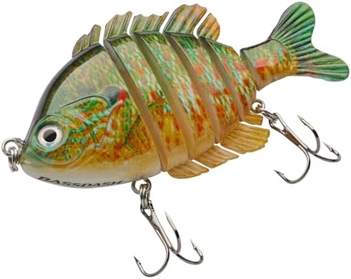 BASSDASH SwimPanfish Multi Jointed Bluegill Bass Fishing Lure Swimbaits - Image 5
