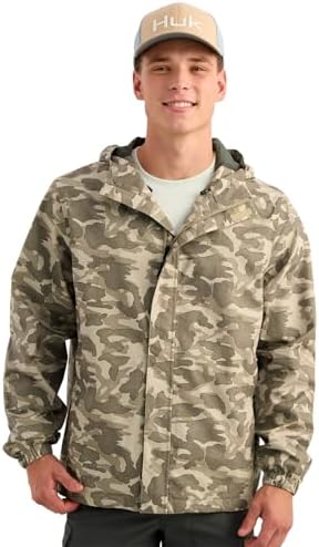 HUK - Men's Storm Jacket, Heavy Duty Fishing Rain Coat by HUK