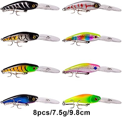 Bass Fishing Lures Kit Set Topwater Hard Baits Minnow Crankbait Pencil VIB Swimbait for Bass Pike Fit Saltwater and Freshwater - Image 2