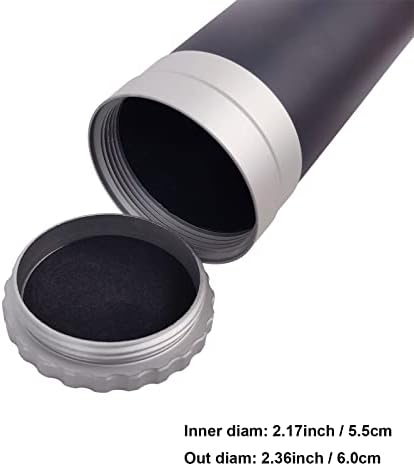 Aventik Carbon Fiber Fly Fishing Rod Tube Case with CNC Alu Cap - Image 3