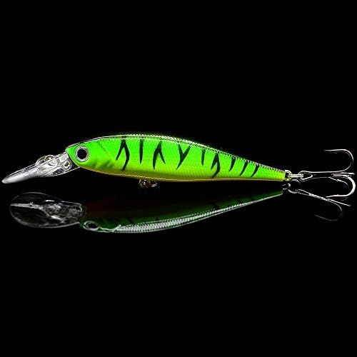 10 Pack Fishing Lures Hard Baits, Minnow Crankbait & Swimbait Lure Kit for Freshwater & Saltwater, Bass, Trout, Walleye, Redfish - Image 2