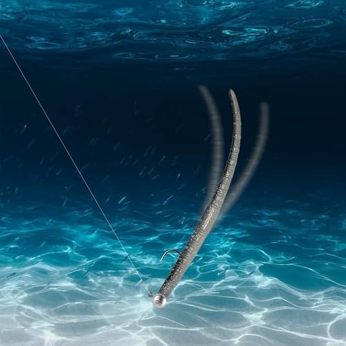 4.7" Floating Worms for Bass Fishing, 50PCS TPE Stick Baits - Image 6
