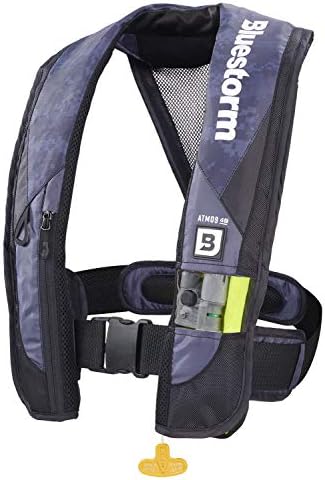 BLUESTORM Atmos 40 Automatic/Manual Inflatable PFD Life Jacket for Adults | US Coast Guard (USCG) Approved Life Vest by Bluestorm
