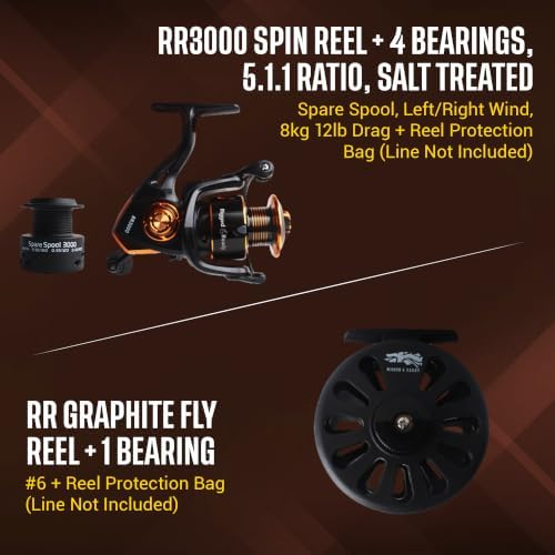 Rigged & Ready Smuggler™ Travel Fishing Rod & Reel Combo, Compact Rods+Case - Image 5