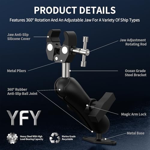 YFY Heavy-Duty Trolling Motor Stabilizer for Crestliner SureMount - Image 6