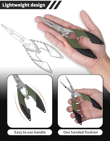 Fish Gripper 9.2",Fishing Pliers,Fishing Tool Kit - Image 5