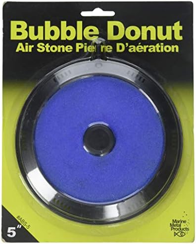 Marine Metal ABS-5 Live Bait Bubble Donut for Bait Buckets, Air Diffuser Accessory (5 in) by MarineMetal