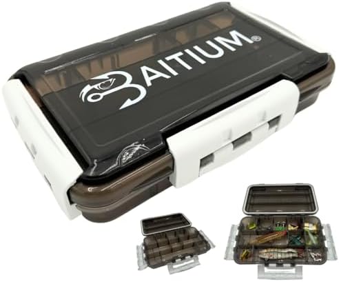 Baitium XTRAseal Waterproof Fishing Tackle Box Organizer, Tackle Boxes With Dividers, Tacklebox for Fishing, 3600 3700 Tackle Tray, Fishing Gear by Baitium