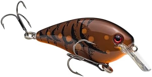 Strike King KVD 1.5 Hard Knock Fishing Lure, 3/8 oz, 3D Lifelike Eyes by StrikeKing