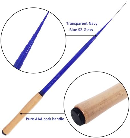 Aventik 9ft/10ft Zeno S2 Fiberglass 6:4 Tenkara Rod Kit for Anglers - Image 4