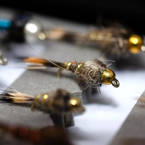 24/36/50/66 Premium Hand Tied Fly Fishing Flies Assortment | Waterproof Fly Boxes | Dry, Wet, Nymphs, Streamers, Wooly Buggers, Terrestrials | Trout, Bass Lure Set, Kit, Gift - Image 4