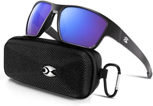 suoso Sports Polarized Sunglasses for Men: Womens UV400 Protection Sun Glasses Wrap Around Goggles for Fishing Driving TR90 by suoso