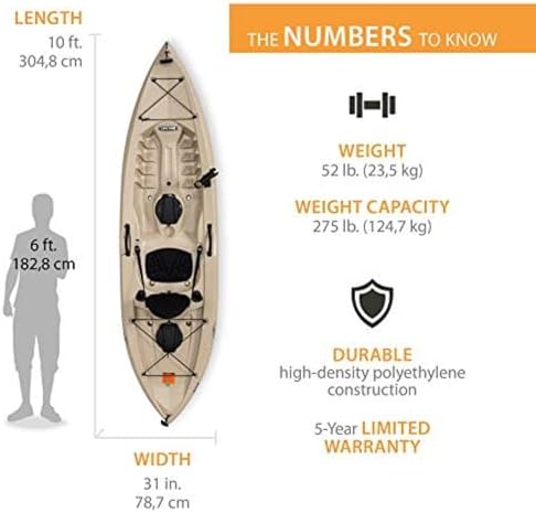 Lifetime Tamarack Angler 100 Fishing Kayak - Image 3