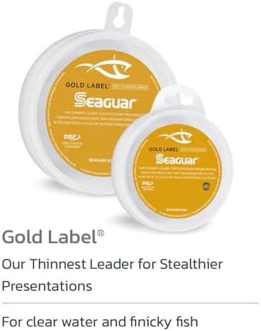 Seaguar Gold Label Fresh & Saltwater Fishing Leader Line, 100% Fluorocarbon - Image 2