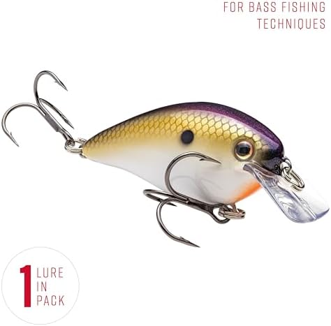 Strike King KVD 1.5 Hard Knock Fishing Lure, 3/8 oz, 3D Lifelike Eyes - Image 3