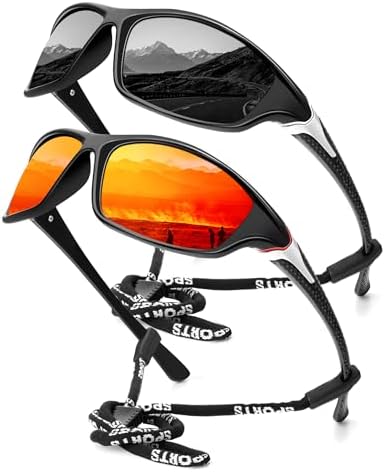 KALIYADI Sports Polarized Sunglasses Men UV400 Protection for Fishing Driving Cycling by KALIYADI