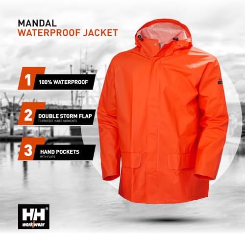 Helly Hansen Mandal PVC Rain Jacket for Men - Image 5