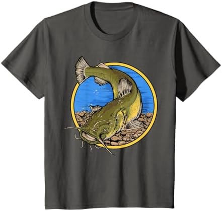 Flathead Catfish Fishing T-Shirt by Hunting+%26+Fishing+Merch