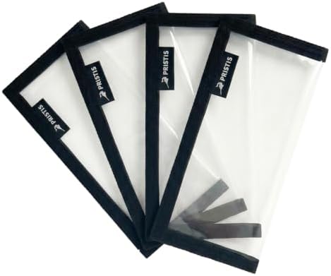 4 Pack Fishing Lure Wraps, 7.5 Inch Clear PVC Hook Covers, Durable Tackle Storage Organizer for Saltwater & Freshwater Fishing Gear by Unknown