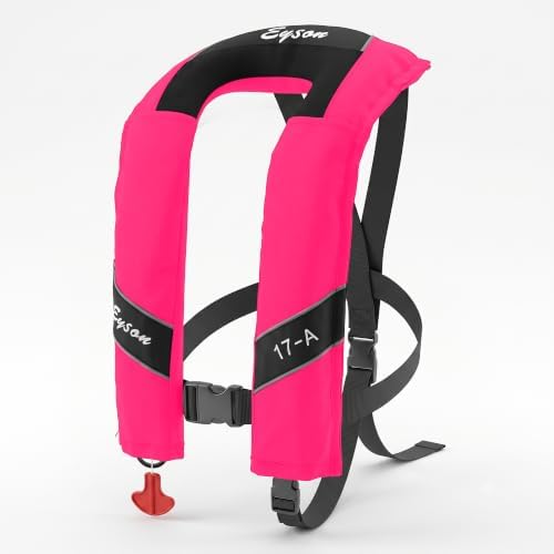 Automatic Inflatable Life Jacket, Preserver PFD for Kids,Life Vest for Kid,Supports Weight up to 160 pounds(YSH725) by NAUTISHIELD