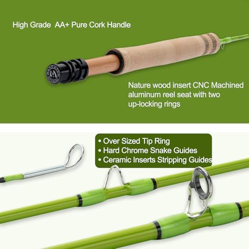 Maxcatch Ultralite-X Fly Fishing Rod for Small Streamers, Super Light Weight, Trout Fishing, 1/2/3wt, Small River - Image 3