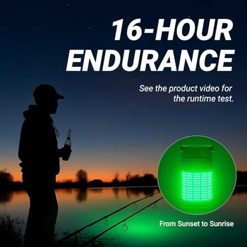 Rechargeable Underwater Fishing Light, 40W-160W, 4 Colors - Image 4