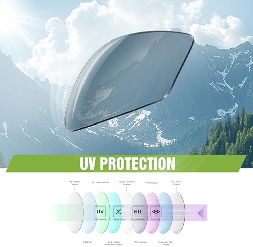 Polarized Sports Wrap Around Sunglasses Men Fishing Running Golf - Image 7
