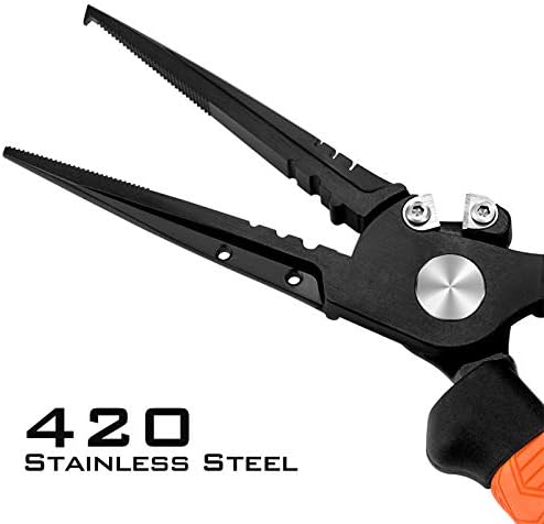KastKing Speed Demon Pro Fishing Pliers,8.5'' Split Ring Nose - Image 6