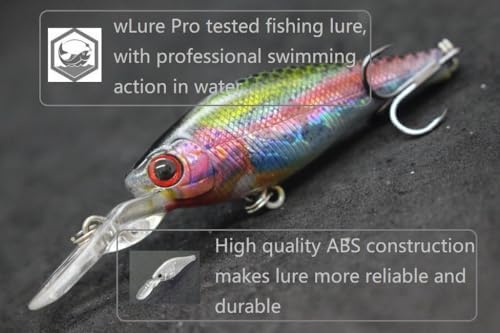 Minnow Crankbait for Bass Fishing Bass Lure Jerkbait Fishing Lures and Tackle Box - Image 6